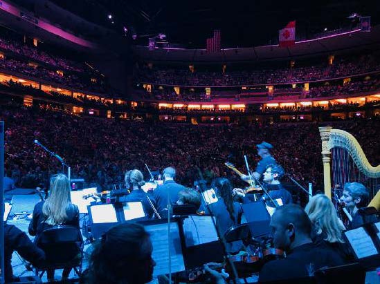 Orchestra for The Who concert